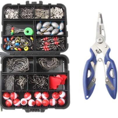 264pcs Ultimate Lure Fishing Tackle Set - Complete Kit With Crank Hooks, Swivels, Sinkers & Various Accessories For Anglers Fishing Gear