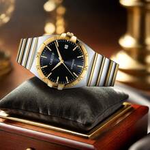 1pc Men's Steel Band Luminous Design Fashionable Versatile Business Style Mechanical Wrist Watch - Watch - View 2