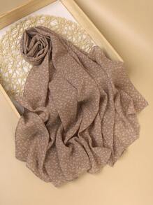 1 Piece Chiffon Paisley Cashew Print Chiffon Scarf, Elegant Female Hijab, Spring And Summer Soft And Breathable Sun-Proof Silk Scarf Shawl For Abaya