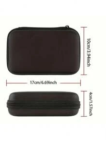 Carrying Case Storage Organizer Bag Multi-Purpose Universal Carry Pouch Handheld Game Console Carrying Case, Protective Travel Retro Mini Game Player Box For Charging Cable, Earplugs, Batteries And Accessories,Hard Carrying Case For Tlsdosp / Anbernic RG35XX / Anbernic RG353V / Anyando / JAMSWAL /TAPDRA Handheld Game Console