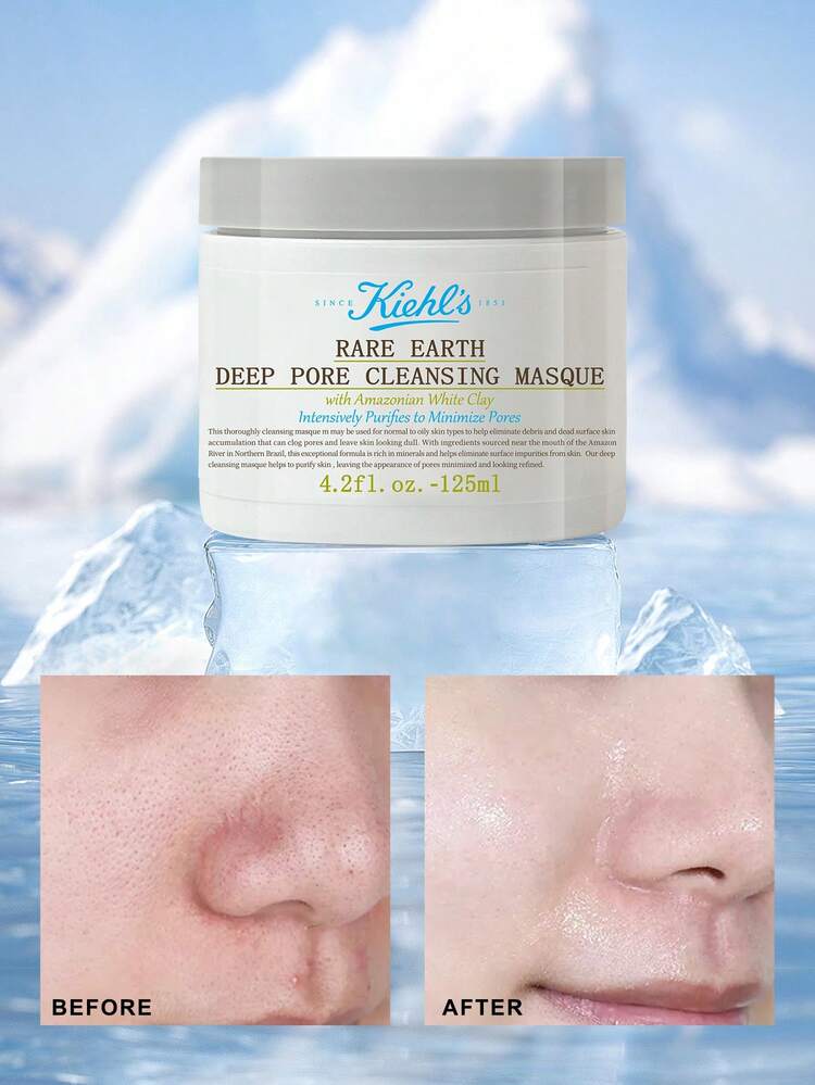 Kiehl's Rare Earth Deep Pore Cleansing Masque,With Amazonian White