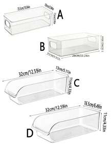 3pcs/2pcs/1pc Simple Transparent Refrigerator Drawer Style Food Storage Boxes, Kitchen Organizer Racks, Kitchen Organization & Storage Boxes, Tableware Divider Organizer, Fruit & Vegetable Freezer Fresh Keeping Containers, Kitchen Accessories, Kitchen Decor, Organizing & Storage, Kitchen Supplies, Fridge Organizer, Storage Containers, Food Storage Containers, Kitchen Organization, Kitchen Utensils, Home Essentials, Pantry Organizer, Back To School Supplies