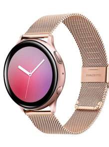 1pc Men Women Stainless Steel Watch Strap Metal Watch Band 20mm 22mm Casual Watchbands Compatible With Samsung Galaxy Watch3 4 5 6 7 41mm 45mm/Galaxy Active2/Gear Compatible With Amazfit GTR 2/3/4 Fashion Busniess Watch Band Smartwatch Replacement Wristband For Watch GT/GT2 42mm 46mm Compatible With Amazfit GTS 2/2E/2 Mini Smart Watch Accessories For Men Women