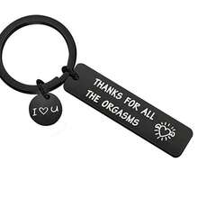 Graduation Season Gift Teacher Double-Sided Engraved Metal Stainless Steel Key Pendant - Black - View 11