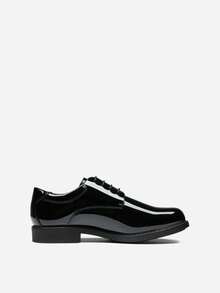 Zapatos Oxford de vestir para hombre, zapatos formales clásicos con cordones - Multicolor - Ver 8
