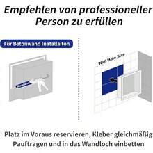 Bernkot Duschnische 304 Edelstahl 30 cm * 30 cm * 10 cm Wandvertiefung Schwarz für Badezimmeraufbewahrung Keine Fliesen erforderlich Dusche Eingelassene Dusche Überbau