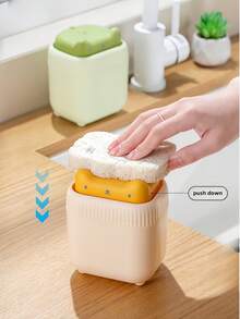 1 Dispensador de jabón líquido con forma de gato adorable, dispensador de detergente para lavar los platos, vuelta al colegio