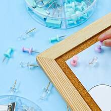 1 Set Multi-Function Paperclips, Binder Clips, Staples Combination Office & School Supplies, Blue, Purple, Green Optional, Desktop Accessories, Office Partner, Graduation, Back To School, Easter, Christmas, Birthday Gifts Room Decor Home Decor Decor Ornaments Home Miniature Things - Sets - View 5