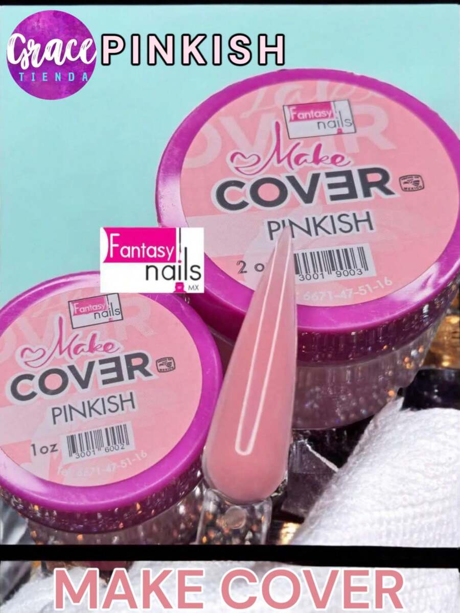 Pinkish Fantasy Nails Acrylic Powder Make Cover 1 Oz For Professional Use On Sculptural And Acrylic Nails - PinkNude - View 1