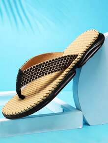 Slip-Resistant Fashionable Wear-Resistant Outdoor Beach Sandals, New Style Flip-Flops With Soft Sole, Men Summer - Multicolor - View 9