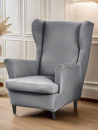 1pc Thickened Elastic Waterproof & Dustproof Tiger Paw Pattern Sofa Cover, Durable & Easy To Clean, Single Seat, American Style High Back Tiger Chair Cover