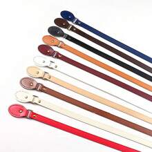 2Pcs 66cm Shoulder Bag Straps Bag Handles DIY Replacement Women Purse Crossbody Handbag Pu Leather Handle Belts Strap Bag Accessories - Multicolor - View 1