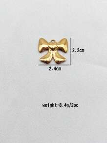 2 Stücke minimalistische personalisierte geometrische Schmuckzubehör, 18 Karat vergoldete Edelstahl Anhänger Halskette, DIY Schmuckherstellung