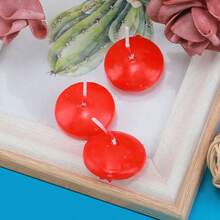 10pcs Floating Candles, Smokeless Single Wick - Suitable For Romantic Atmosphere And Decoration, Ideal For Valentine's Day, Christmas, Thanksgiving, Mother's Day, Father's Day Celebrations, Red Festival Candles - Red - View 8