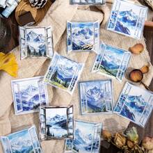 Natural Viewfinder Series Landscaping Handbook DIY Material Decoration Stickers 20 Sheets And 6 Selections,School Supplies,Back To School - Multicolor - View 3