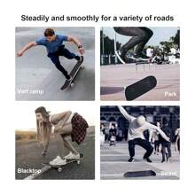 31" X 8" Beginners Skateboard, Complete Skateboard Suit For Boys, Girls, Teenagers, Adults