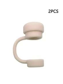 6pcs/2pcs Reusable Silicone Straw Caps, Compatible With Cups, Leak-Proof, Splash-Proof, Dust-Proof Straw Covers - Multicolor - View 12