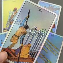 78 Pcs Illuminating Classic Tarot Cards, Fortune Telling Card Game - Multicolor - View 4