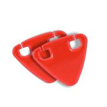 2pcs Outdoor Cycling Gear - Mountain Bike Reflective Stickers, Tail Light Emergency Stickers, Night Riding Reflective Warning Stickers, Road Bike Riding Equipment - Red - View 9