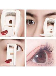 Mini Eyelash Curler, Lever Style Back Clip, Small And Portable Eyelash Curler, Quick And Wide Detail, Narrow Curling Iron Suitable For Travel Makeup Tools, No Need To Squeeze Or Pull Eyelashes,Makeup,Cheap,Room Decor,Vanity,Travel,Bedroom,Makeup Accessories,Eyelash Curler