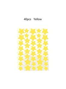 1120/840/560/280 Pcs Star Stickers, Back To School,Halloween & Christmas Decoration Stickers, Colorful Five-Pointed Star Stickers For Party, Holiday Photo Decoration, Face Decor Stickers (1 Sheet Per Color), For Decoration Only (Not For Makeup)2000/1400/160/80/40