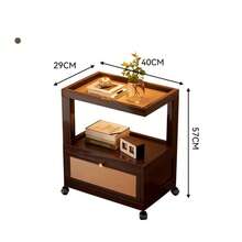 SHENGYE高端家具系列 几何美学楠木边桌 客厅沙发边柜 简约小茶几 卧室床头柜收纳架 家用客厅边桌 卧室床头柜收纳架 - 彩色 - 查看 18