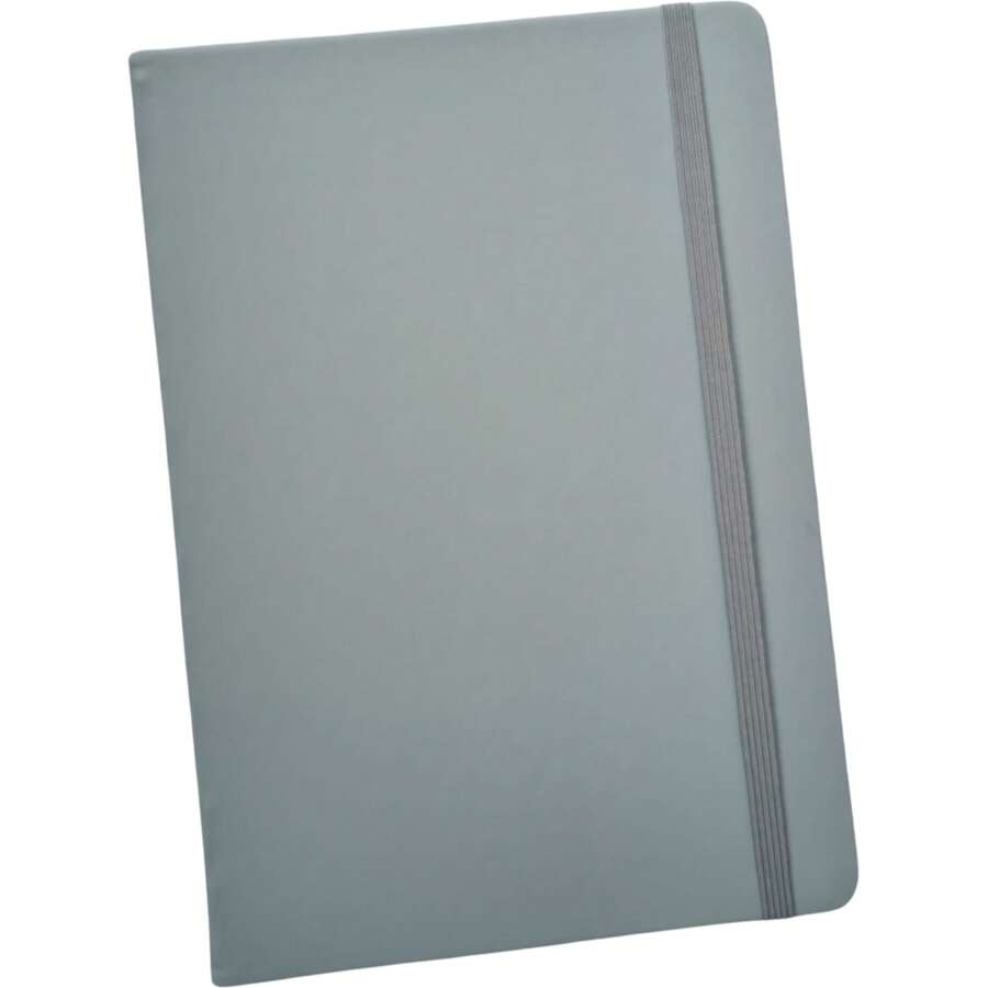 Moleskine Style Notebook 14x20 SKETCHBOOK With Or Without Lines - 灰色 - 無議程 - 查看 1