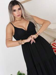 vestido longo alcinha nó babado tres marias moda blogueira evangelica casual festa casamento
