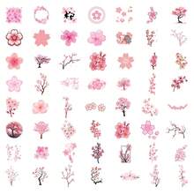 55张粉色浪漫樱花贴纸。这些贴纸里隐藏着樱花的回忆，能治愈每一个平凡的瞬间。它们可以用来装饰手机、杯子、电脑、子弹日记等等。 - 彩色 - 查看 5