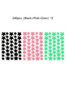 1120/840/560/280 Pcs Star Stickers, Back To School,Halloween & Christmas Decoration Stickers, Colorful Five-Pointed Star Stickers For Party, Holiday Photo Decoration, Face Decor Stickers (1 Sheet Per Color), For Decoration Only (Not For Makeup)2000/1400/160/80/40