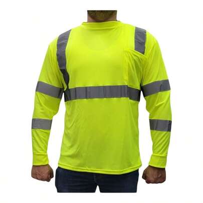 Playera Amarillo Neon con reflejante