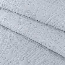 Austin Oversized Bedspread Set 3-Piece Ultrasonic Quilted Soft Lightweight Microfiber Coverlet For All Season - 銀色 - 查看 4