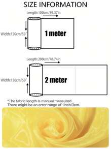1pc Transparent Yellow Organza Fabric, Silky Shiny See-Through Stiff Tulle, Wedding Dress DIY Sewing Craft, Wedding Decor