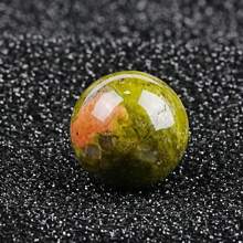 Bolas de esfera de pedra preciosa 20 mm Bola de esfera de cristal polido Bola de bolso fofa Mini pedras preciosas para decoração de casa
