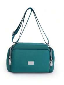 大容量斜挎包，女士多层单肩包，时尚多拉链口袋钱包万圣节礼物圣诞节礼物送给朋友、女孩、妈妈、老师、护士的完美礼物 - 彩色 - 查看 10