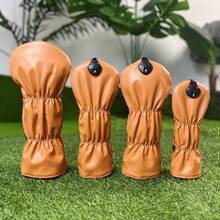 1 szt. pomarańczowy pokrowiec na główkę kija golfowego, pokrowiec na putter golfowy i modny pokrowiec na kij golfowy są odpowiednie dla entuzjastów outdooru obu płci. Wykonane z wodoodpornych materiałów, zapewniają najlepszą ochronę dla Twojego kija golfowego