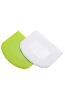 1pc/5pcs Cake Scraper, Cake Chopper, Plastic Cake Knife, Multipurpose PP Dough Divider, Home Baking Pizza Cutter, Cake Slicer, Kitchen Gadgets, Baking Tools