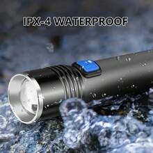 KENSUN 1 đèn pin LED UV công suất cao 395nm, sạc USB, điều chỉnh tiêu cự, chống nước, thích hợp cho cắm trại ngoài trời, trường hợp khẩn cấp, phát hiện nước tiểu bằng tia UV, phụ kiện cắm trại - Như thể hiện trong hình ảnh - Xem 6