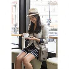 Unisex-Adult Anti-Theft Courier Small N/S Slim Travel Tote - Stone Gray - View 3