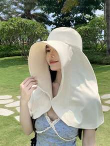 女士全覆盖防晒遮阳帽，带面罩，款式多样，适合夏季户外活动，防紫外线（注意：由于生产批次差异，颜色可能略有不同）滑雪面罩 - 遮陽帽 - 查看 6