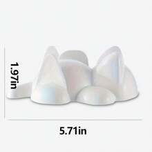 Lovely Cat Shaped Rice Ball Maker - Ideal For Sushi & Seaweed Rolls, 200g Capacity Rice Bowl, Suitable For Home Kitchen & Picnics, DIY Bento Box Accessory, Sushi Mold Tool, Baby Feeding, Creative Cat Design Lunch Box, Made Of Safe Plastic, Applicable For Kitchen & Dining, For Making Rice, Mashed Potato, Pumpkin Puree, Breakfast, Grilling And Outdoor Cooking - White - View 3