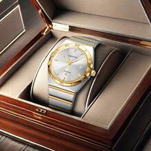 1pc Men's Steel Band Luminous Design Fashionable Versatile Business Style Mechanical Wrist Watch - Watch - View 11