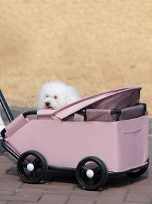 1 Stück kleiner Haustier-Kinderwagen, Hund Katze Tragetasche Kinderwagen, leicht und faltbar für den Außenbereich