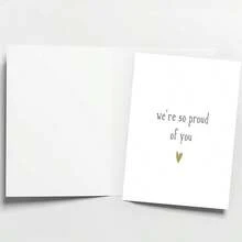 We're So Proud Of You Congratulations Card | Proud Of You Card For A New Job Graduation Well Done Encouragement Well Done - Multicolor - View 7
