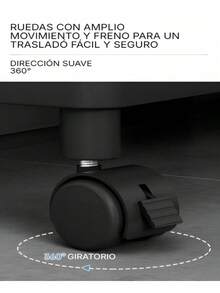 Estante Organizador con Ruedas Multiusos Ruedas Anaquel Baños Cocina, con 4 GANCHOS, Estante Móvil con Ruedas y Diseño Rectangular– Disponible en 2, 3 y 4 Pisos, Solo Modelos de 3 y 4 Niveles con Ruedas Móviles Ideal para Espacios Reducidos - Estante Organizador Multifuncional Rectangular con Ruedas – Configuraciones de 2, 3 y 4 Pisos para Almacenamiento Inteligente - Blanco - Ver 6