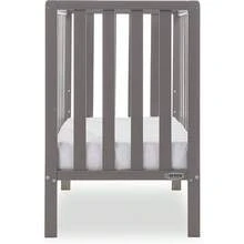Obaby Bantam Space Saver Cot, White - Taupe Grey - View 5