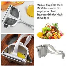 Aluminum Alloy Manual Juicer Hand Lemon Juice Squeezer Fruit Press Extractor - 1 - View 6