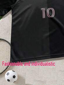 [Custom Product] Personalized Name Argentina National Team #10 Youth Soccer Jersey Set - Polyester Crew Neck Top And Shorts, Suitable For Boys' Sports Training And Casual Wear, Perfect For Outdoor,Multi-Functional,Ornamental,Letter,Stylish,Modern,Colorful,Cute,Adorable,Casual,Custom,Personalised,Unique,Customized,Ideal Gifts For Him,Ideal Gifts For Her