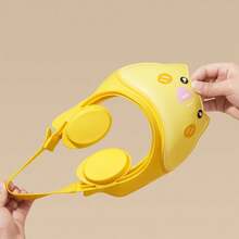 [Cute Piggy Shower Cap] Soft & Comfortable 1pc Adorable Piggy-Themed Youngsters Shower Cap - Adjustable With Ear Protection - Cute Cartoon Design In Pink, Blue, Yellow For Fun Bath Time