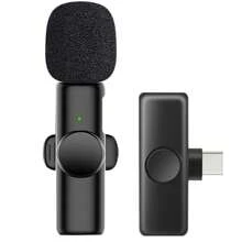 Wireless Lavalier Lapel Microphone For IOS TypeC Android Camera Plug-Play Professional Noise Reduction Recording Clip Mic For Creator Interview
